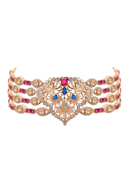 Divine Promise Crystal Studded Choker 