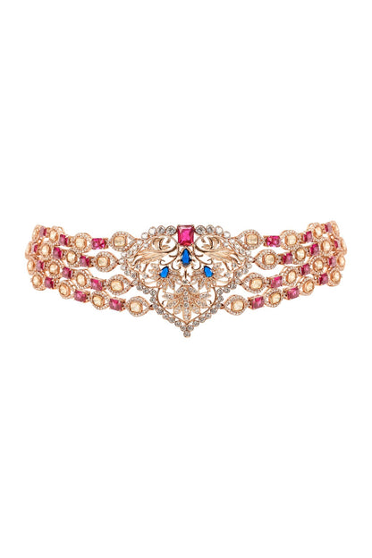 Divine Promise Crystal Studded Choker 