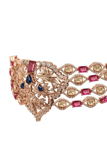 Divine Promise Crystal Studded Choker 