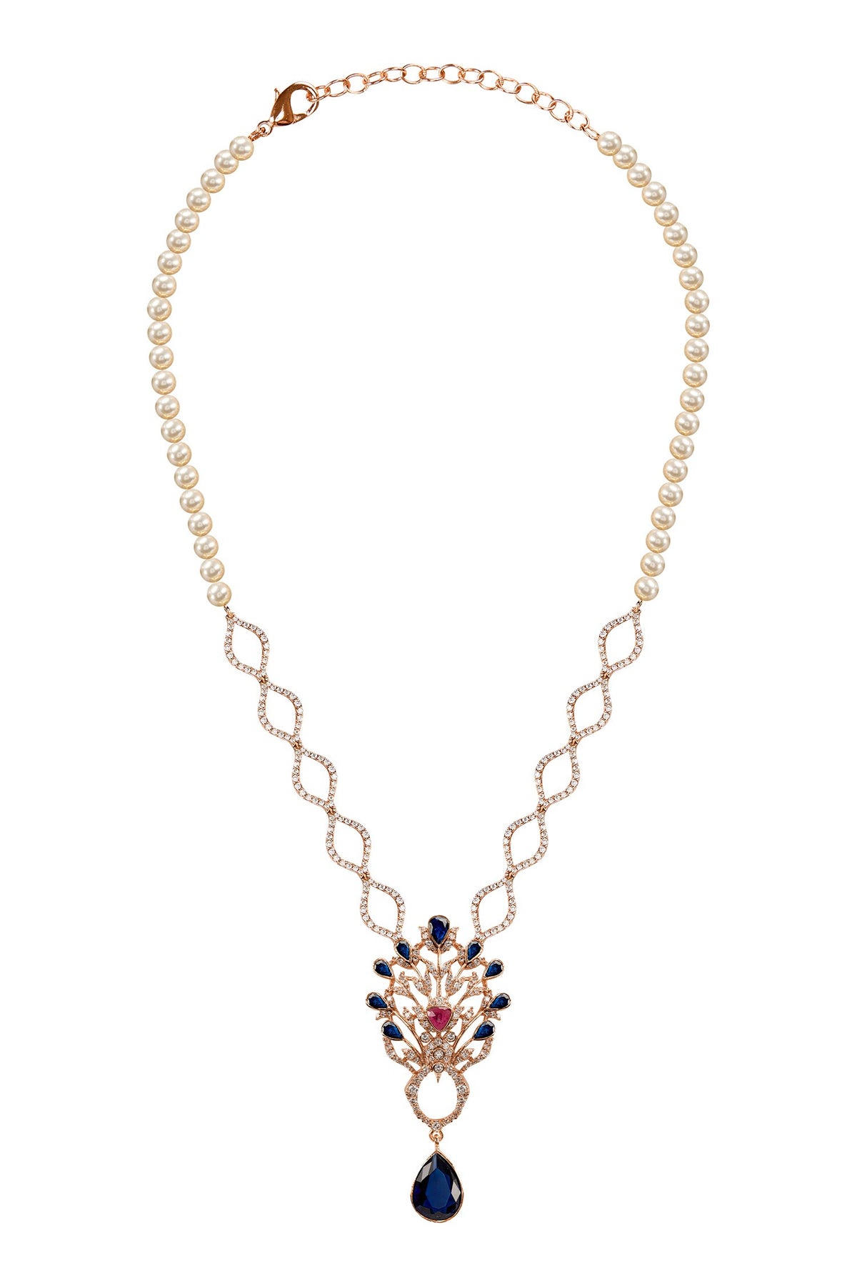 A Timeless Tale Swarovski Embellished Pendant Necklace 