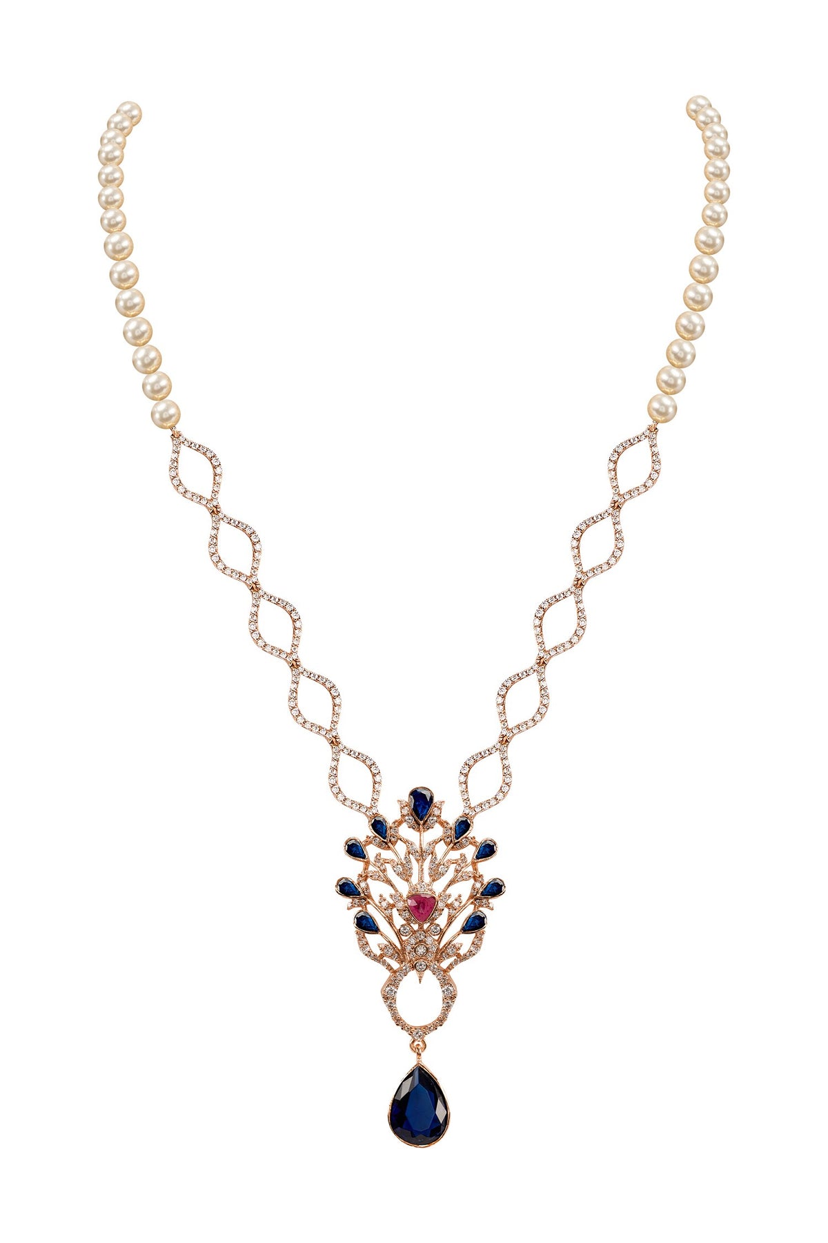 A Timeless Tale Swarovski Embellished Pendant Necklace 