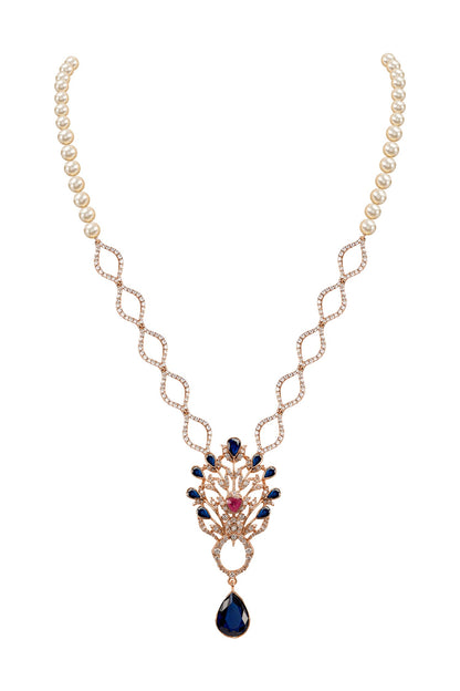 A Timeless Tale Swarovski Embellished Pendant Necklace 