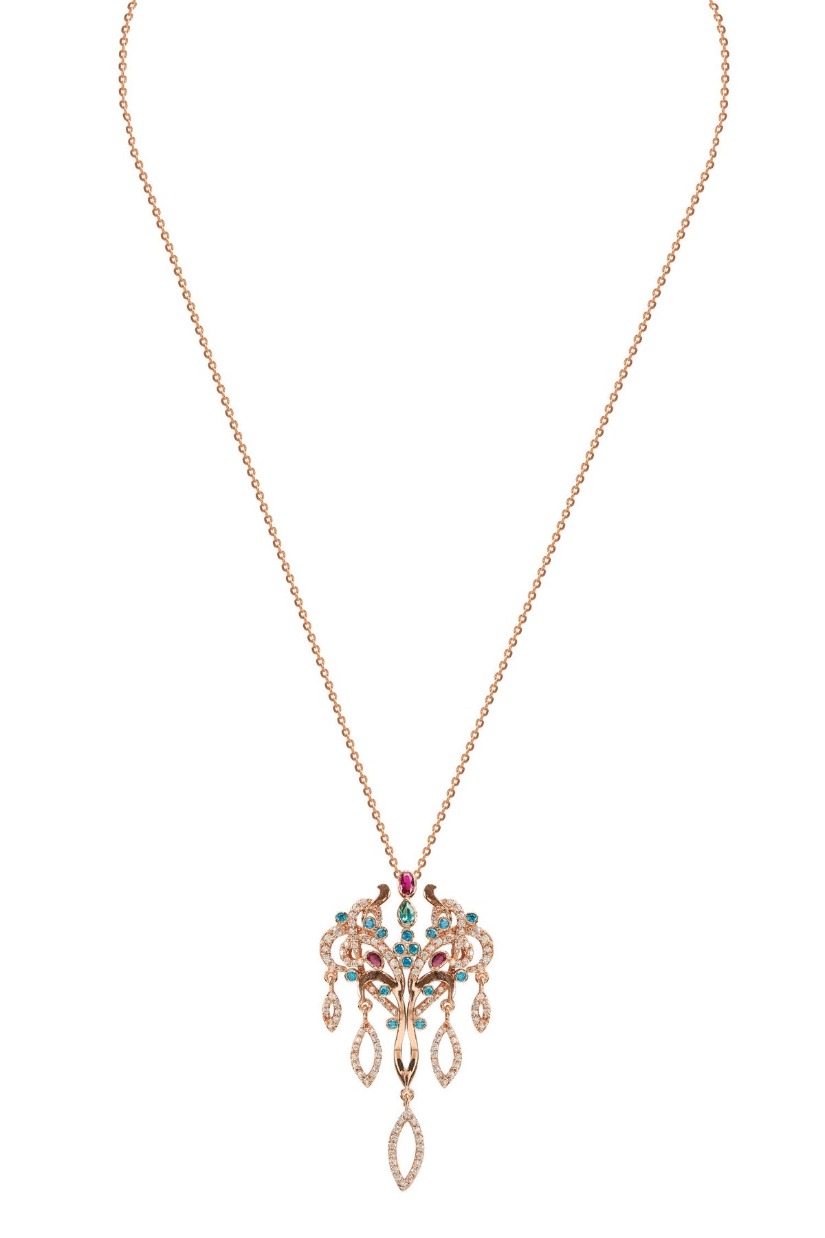 Under The Stars Crystal Embellished Pendant Necklace 
