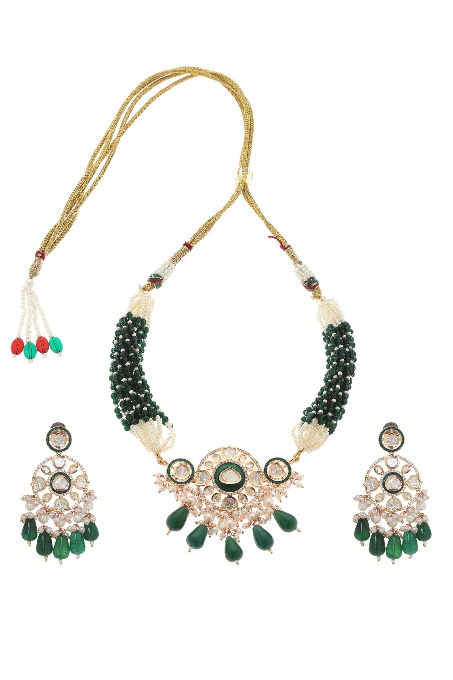 Utsav Kundan Embellished Choker Set 