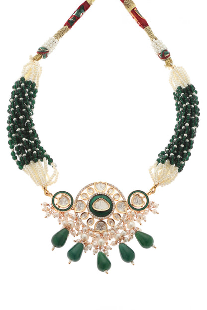 Utsav Kundan Embellished Choker Set 