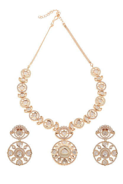Arzoo Floret Embellished Necklace Set 