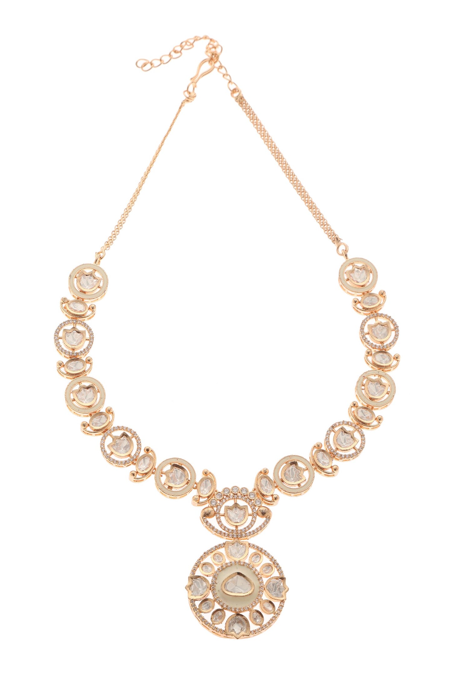 Arzoo Floret Embellished Necklace Set 