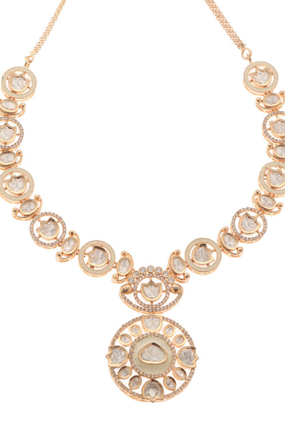 Arzoo Floret Embellished Necklace Set 