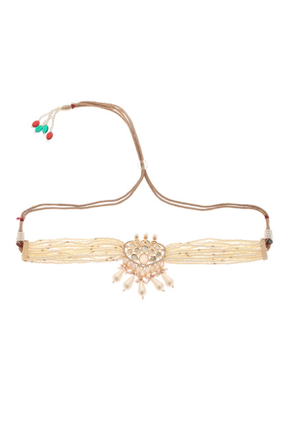 Chandani Kundan Embellished Choker Set 