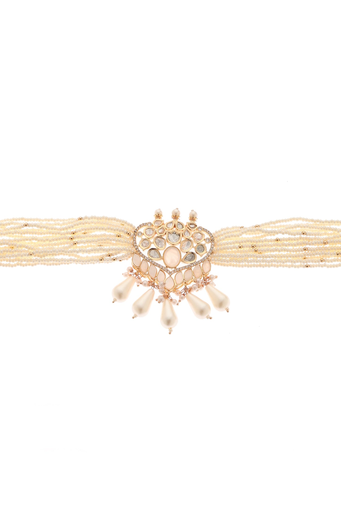 Chandani Kundan Embellished Choker Set 