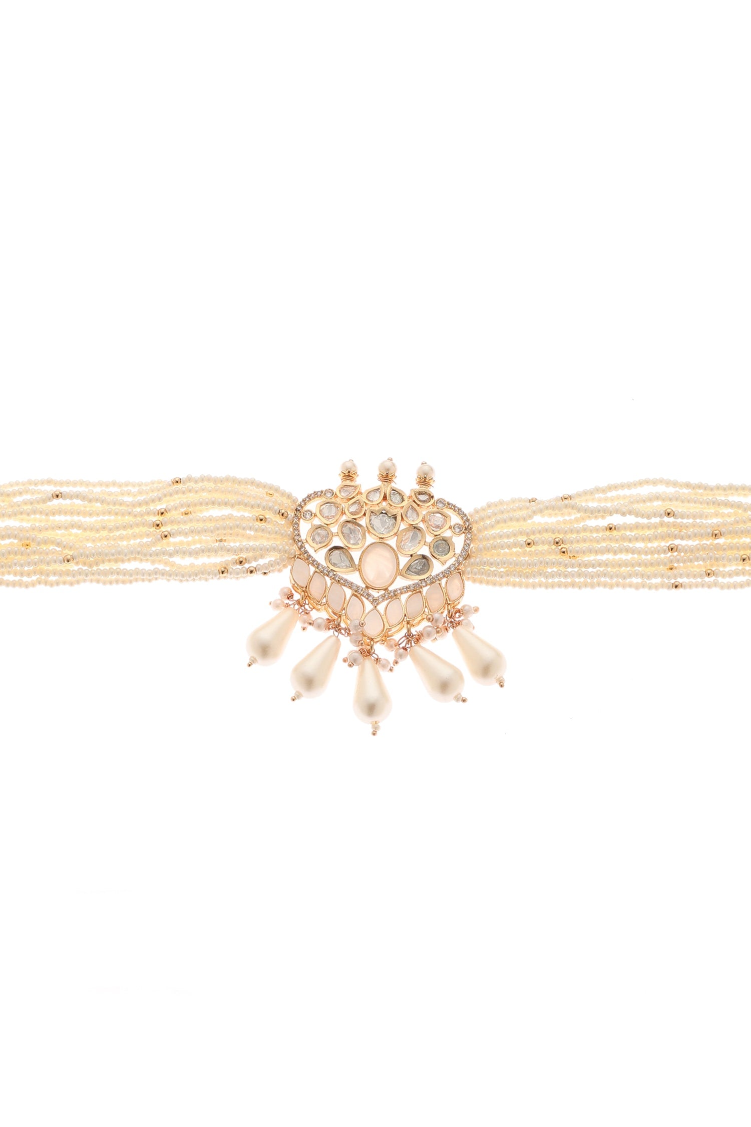 Chandani Kundan Embellished Choker Set 