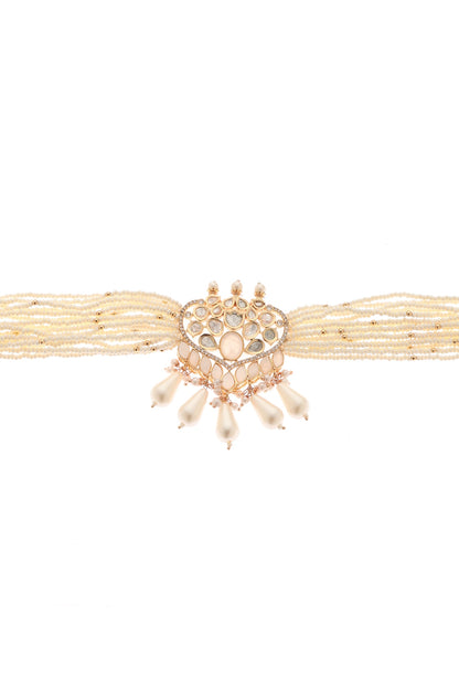 Chandani Kundan Embellished Choker Set 