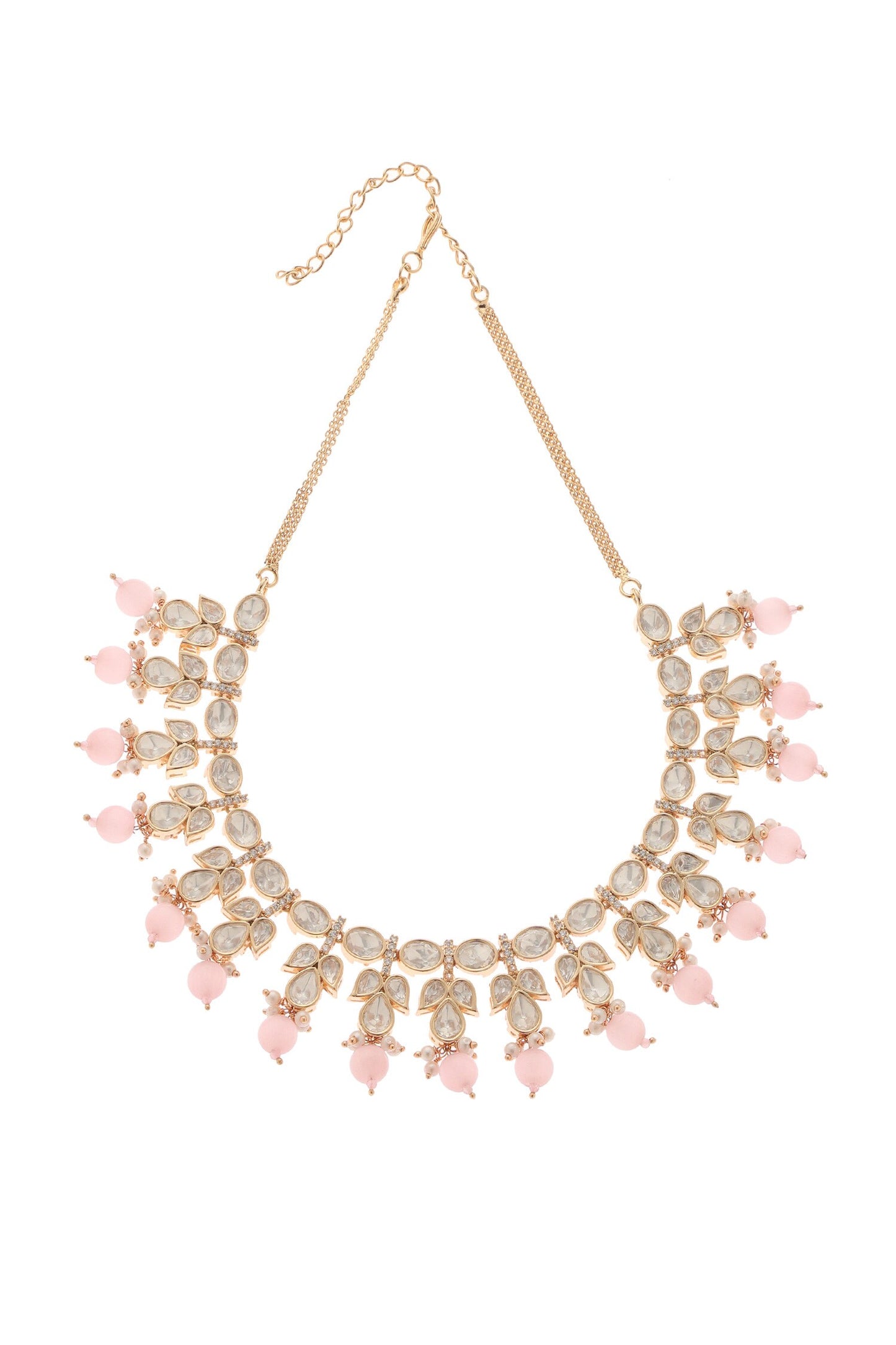 Gauri Floret Carved Necklace Set 