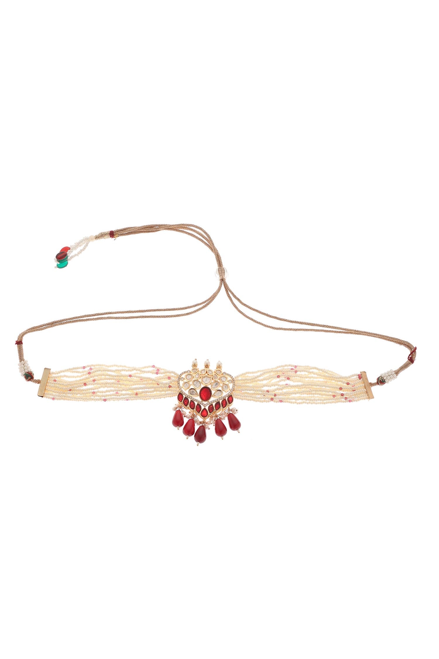 Amara Kundan Embellished Choker Set 