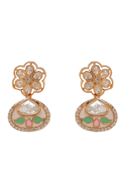 Rani Polki Embellished Necklace Set 