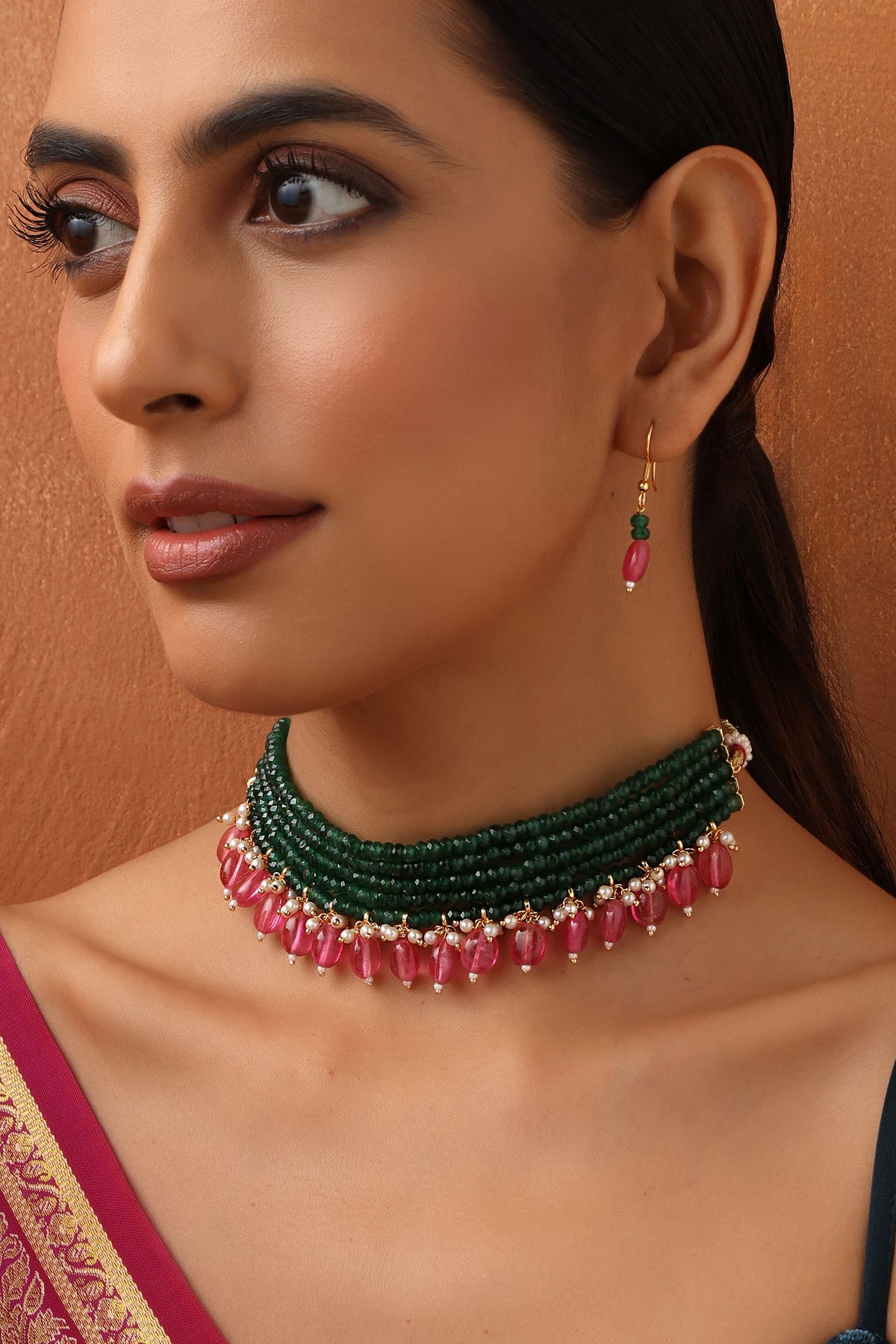 Beaded Choker Set 