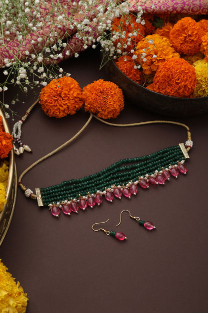 Beaded Choker Set 