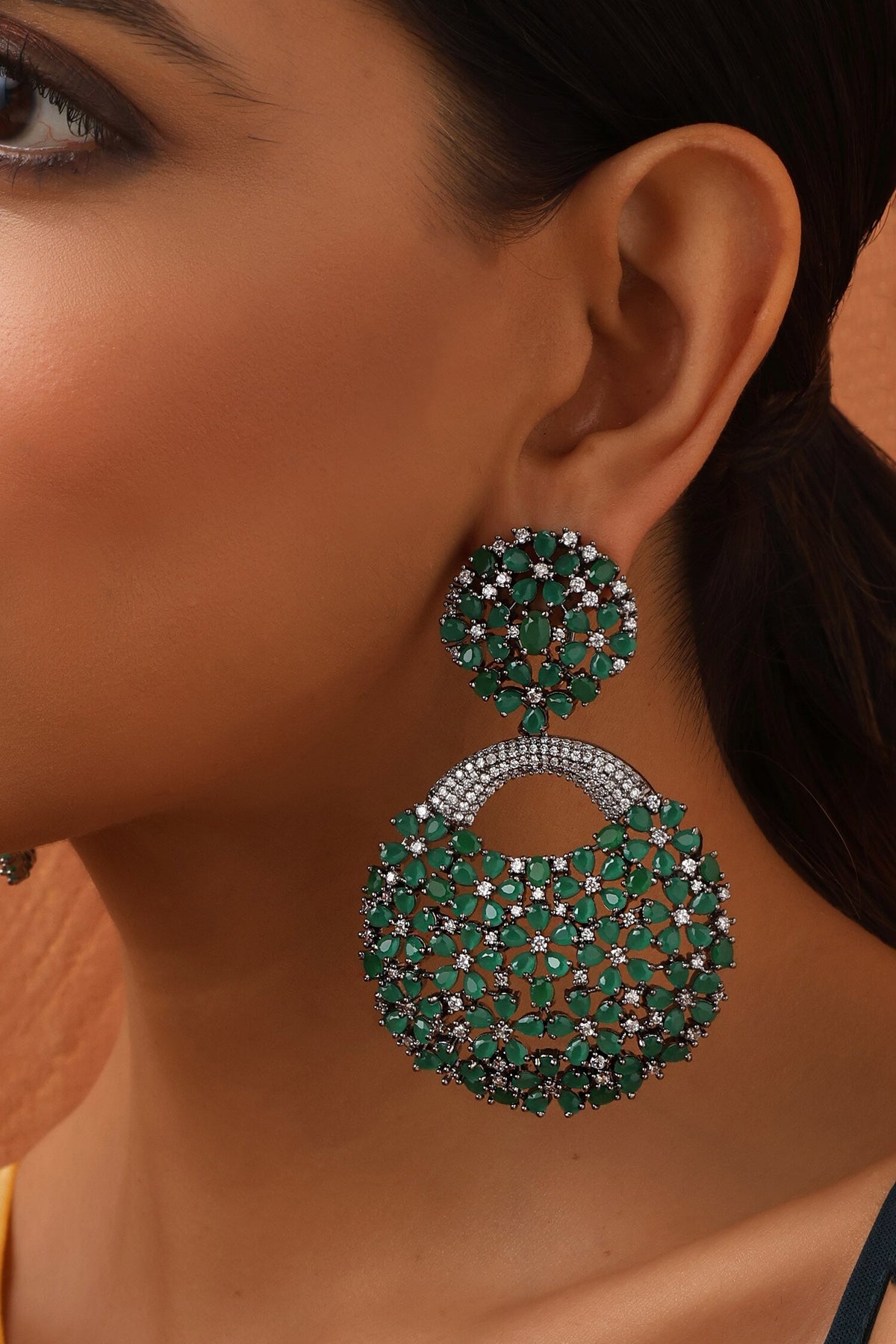 Ambrosia Stone Embellished Danglers 