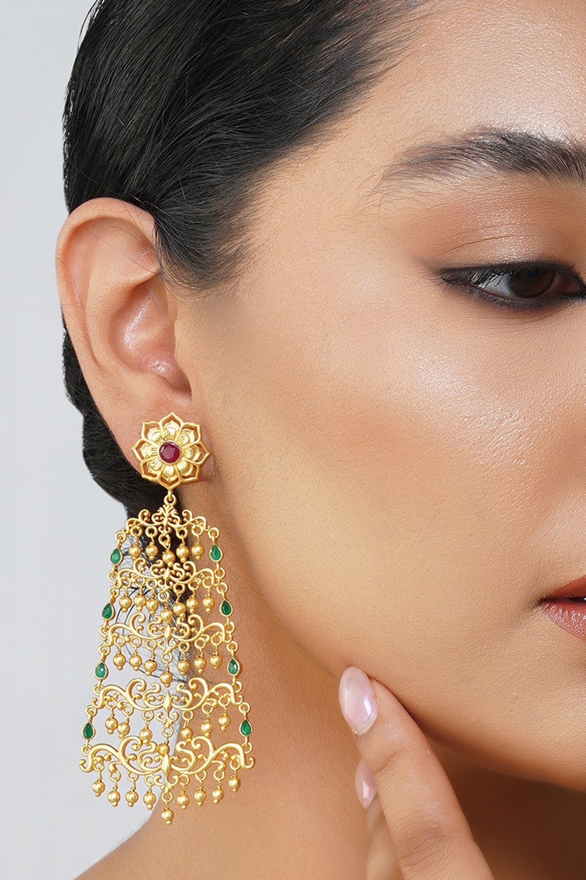 Glorious Drama Filigree Earrings 