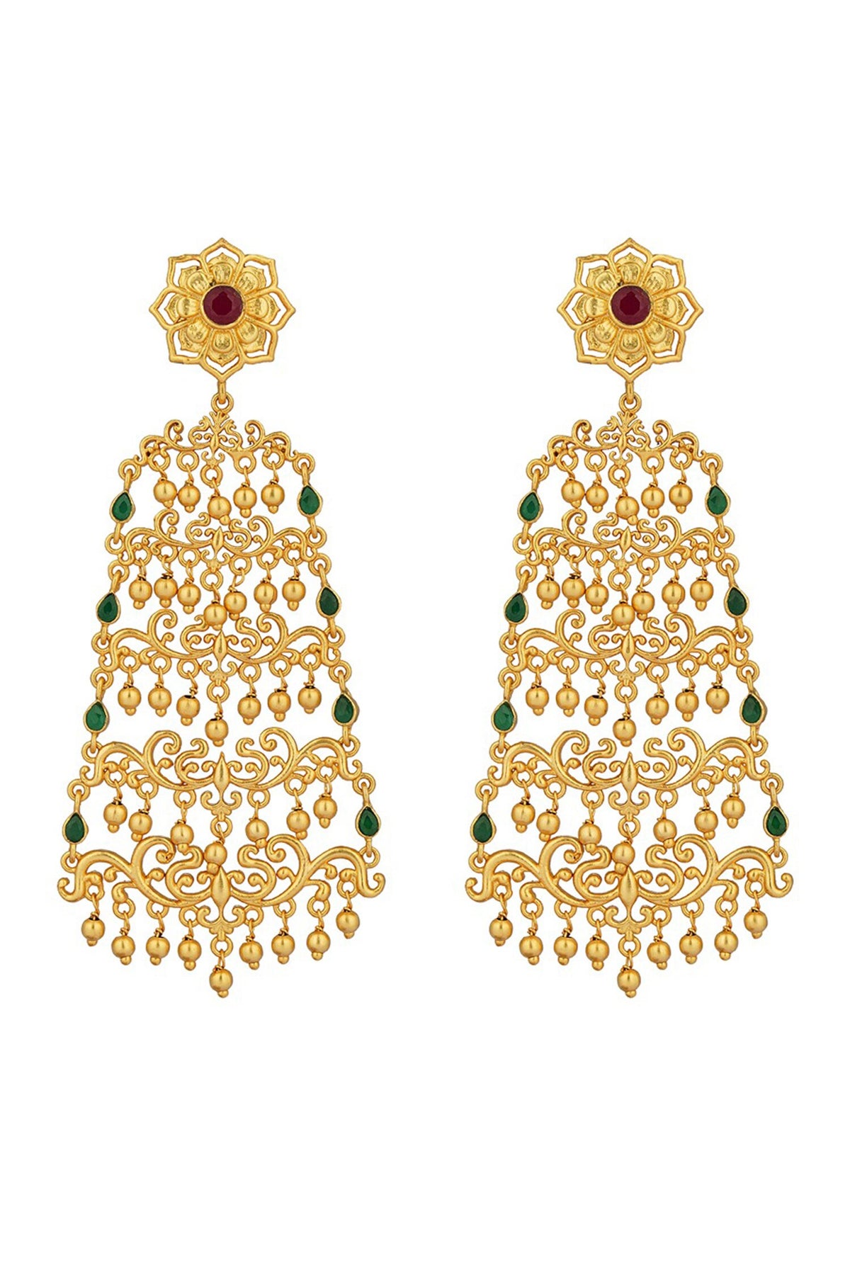 Glorious Drama Filigree Earrings 