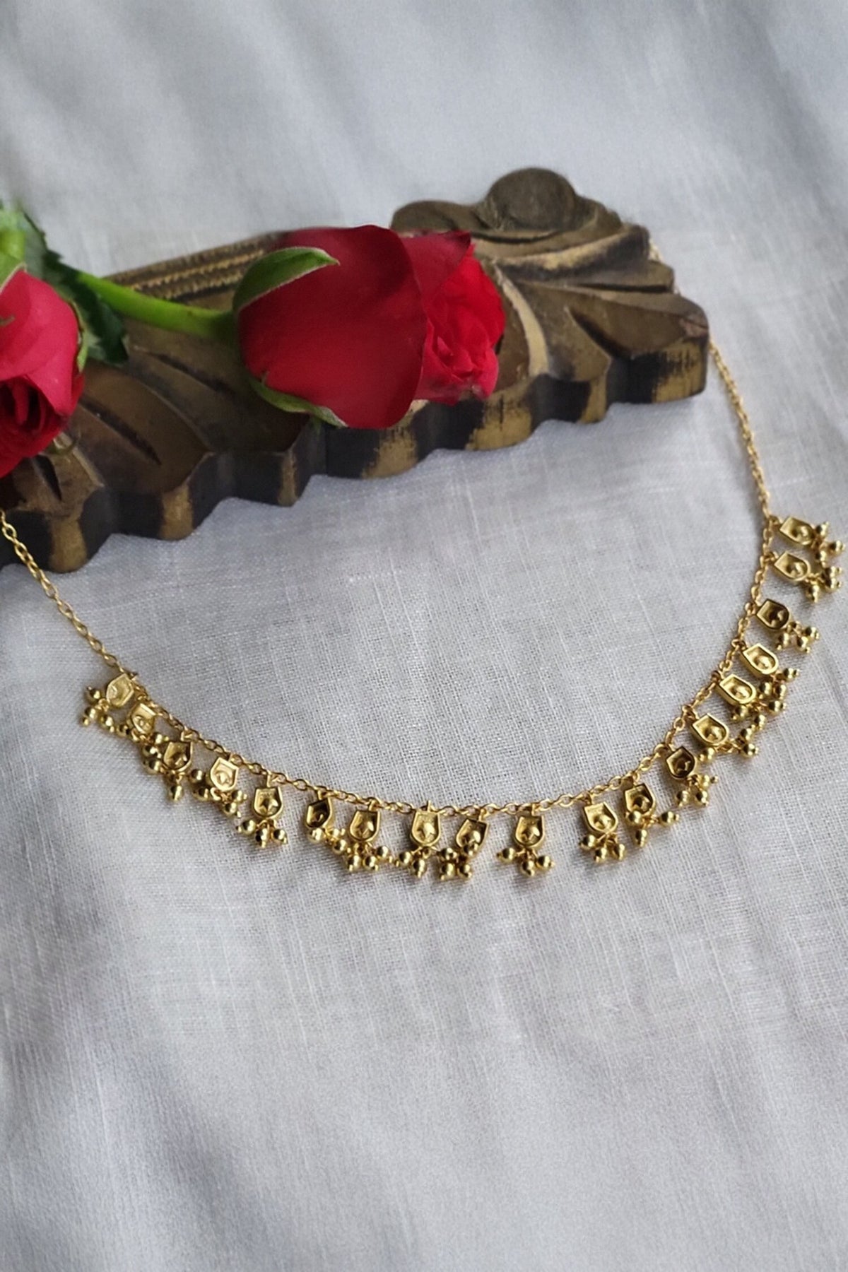Sacred Splendour Floral Necklace 