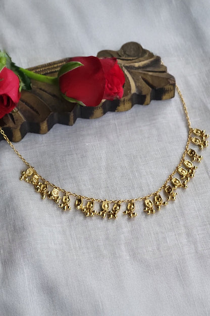 Sacred Splendour Floral Necklace 