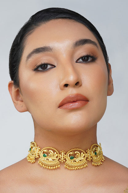 Majestic Mor Choker Necklace 