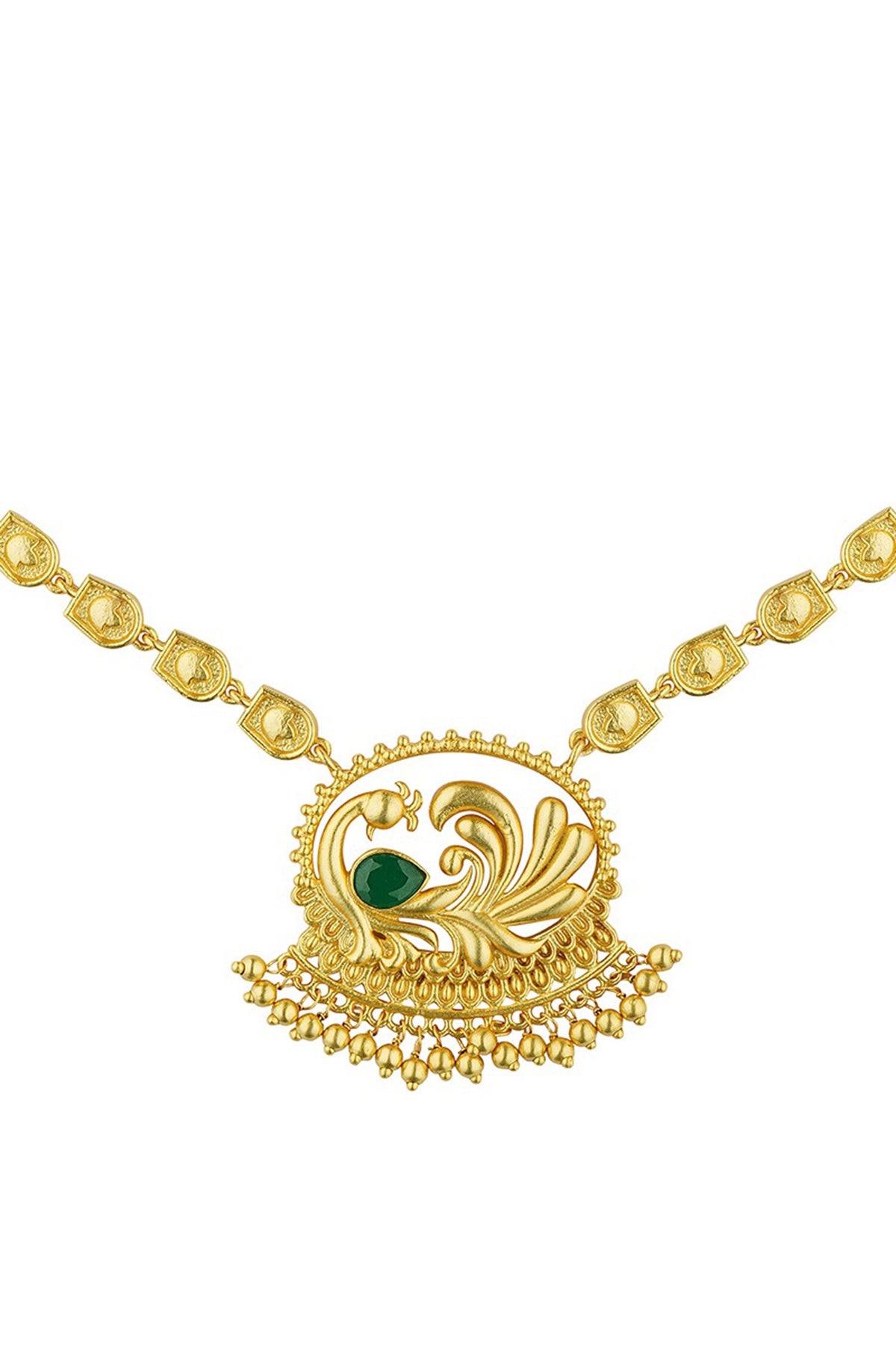 Peacock Enigma Pendant Necklace 