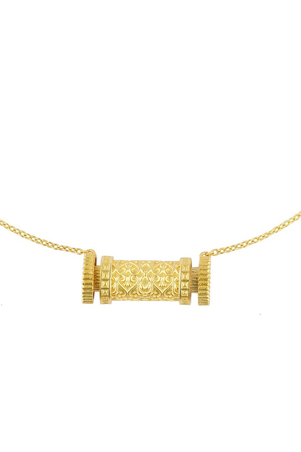 Scrolls of Time Pendant Necklace 