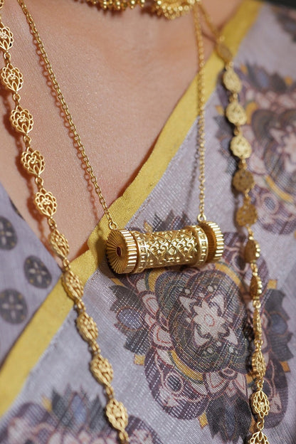 Scrolls of Time Pendant Necklace 
