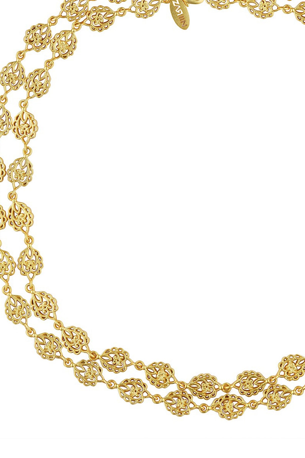 Imperial Notes Filigree Long Necklace 