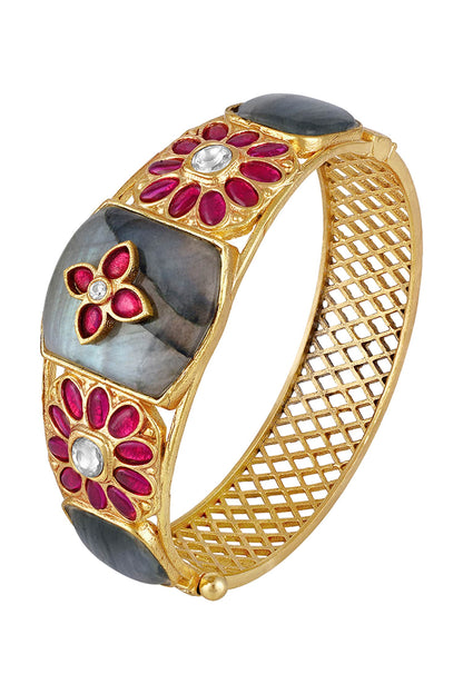 Bloom Polki Embellished Bracelet 