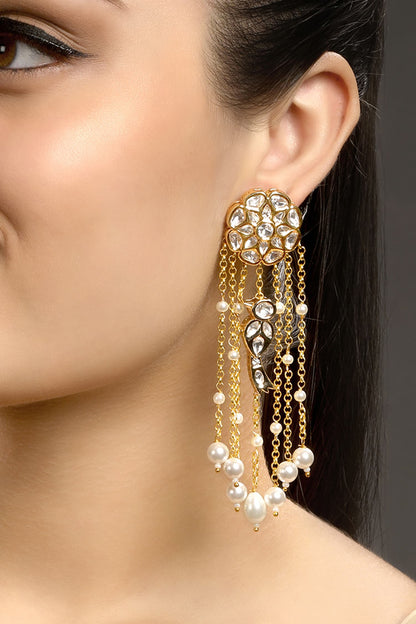 Bloom Jaal Embellished Danglers 