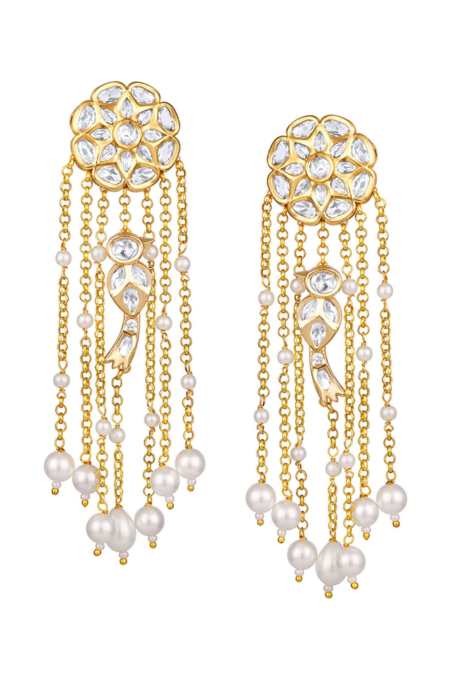 Bloom Jaal Embellished Danglers 
