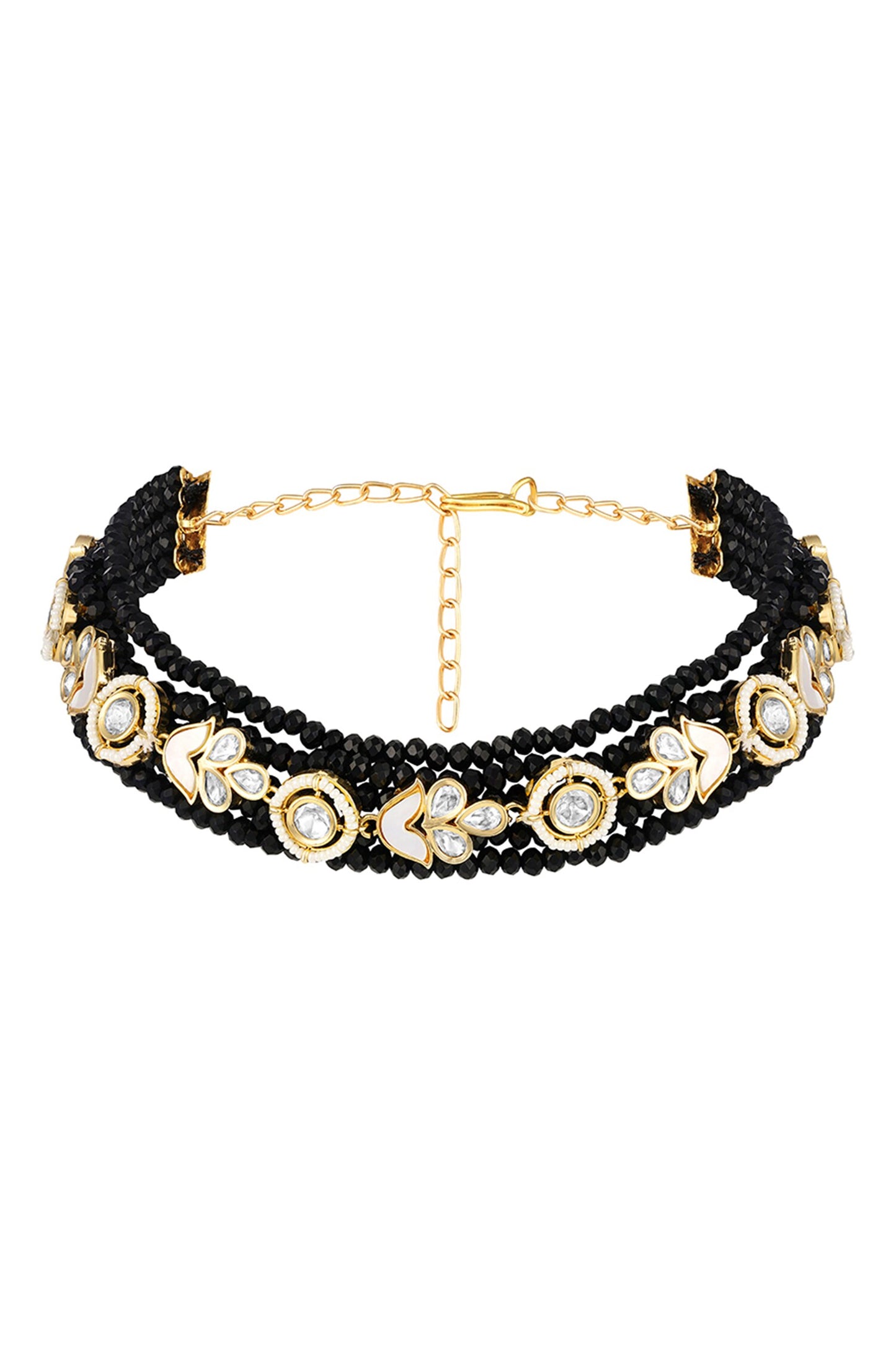 Clover Bloom Embellished Choker 