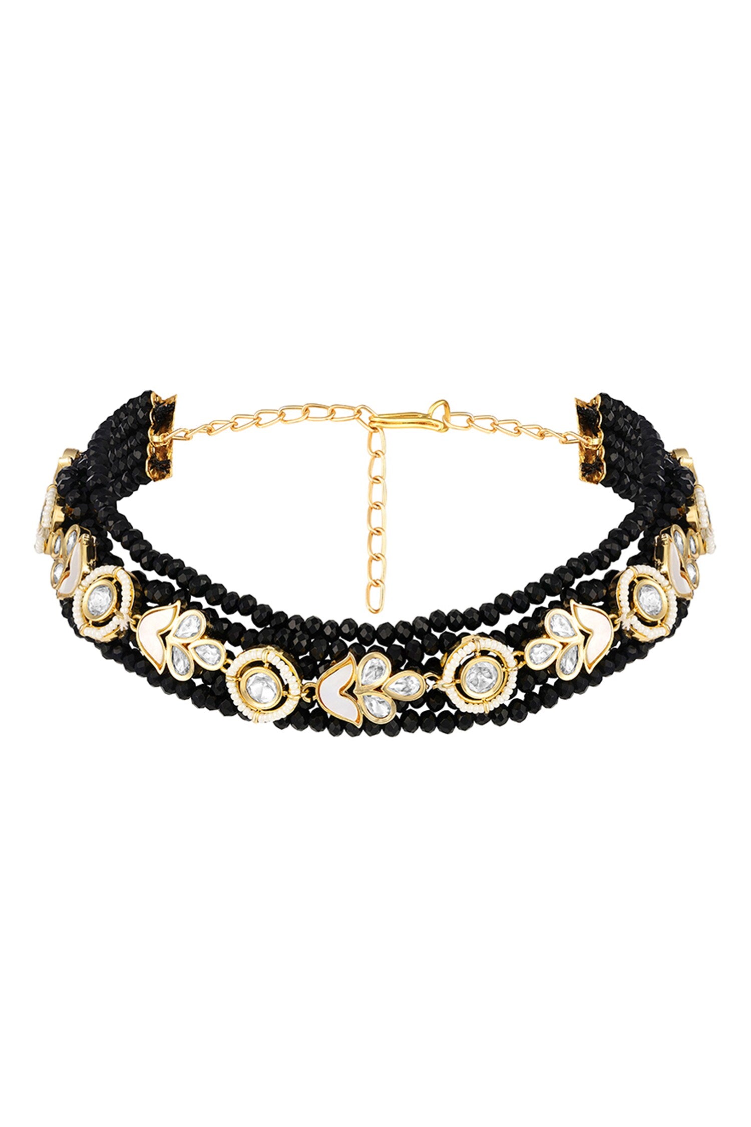 Clover Bloom Embellished Choker 