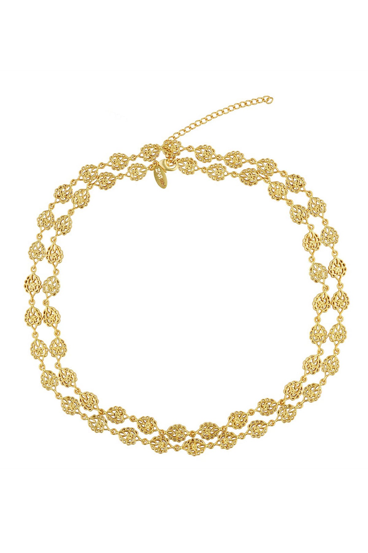 Imperial Notes Filigree Long Necklace 