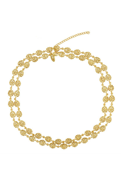 Imperial Notes Filigree Long Necklace 