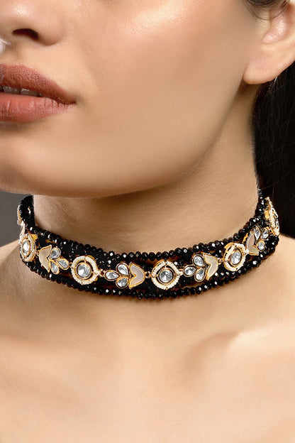 Clover Bloom Embellished Choker 