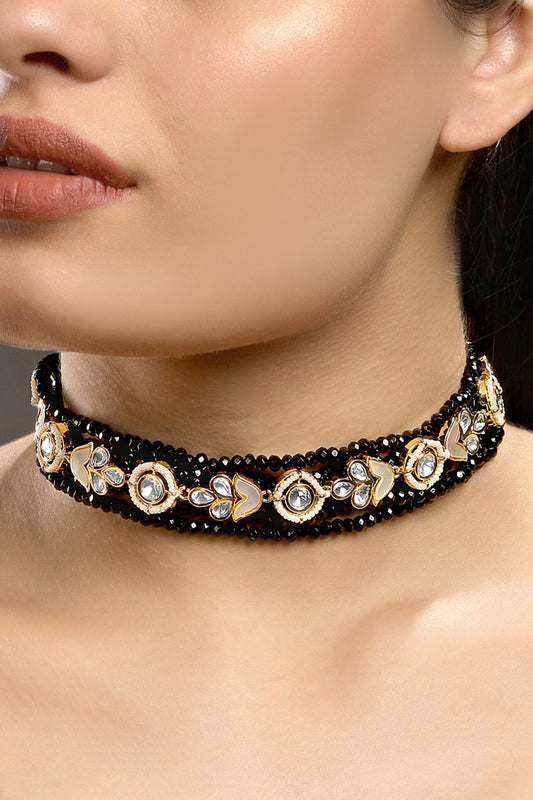 Clover Bloom Embellished Choker 