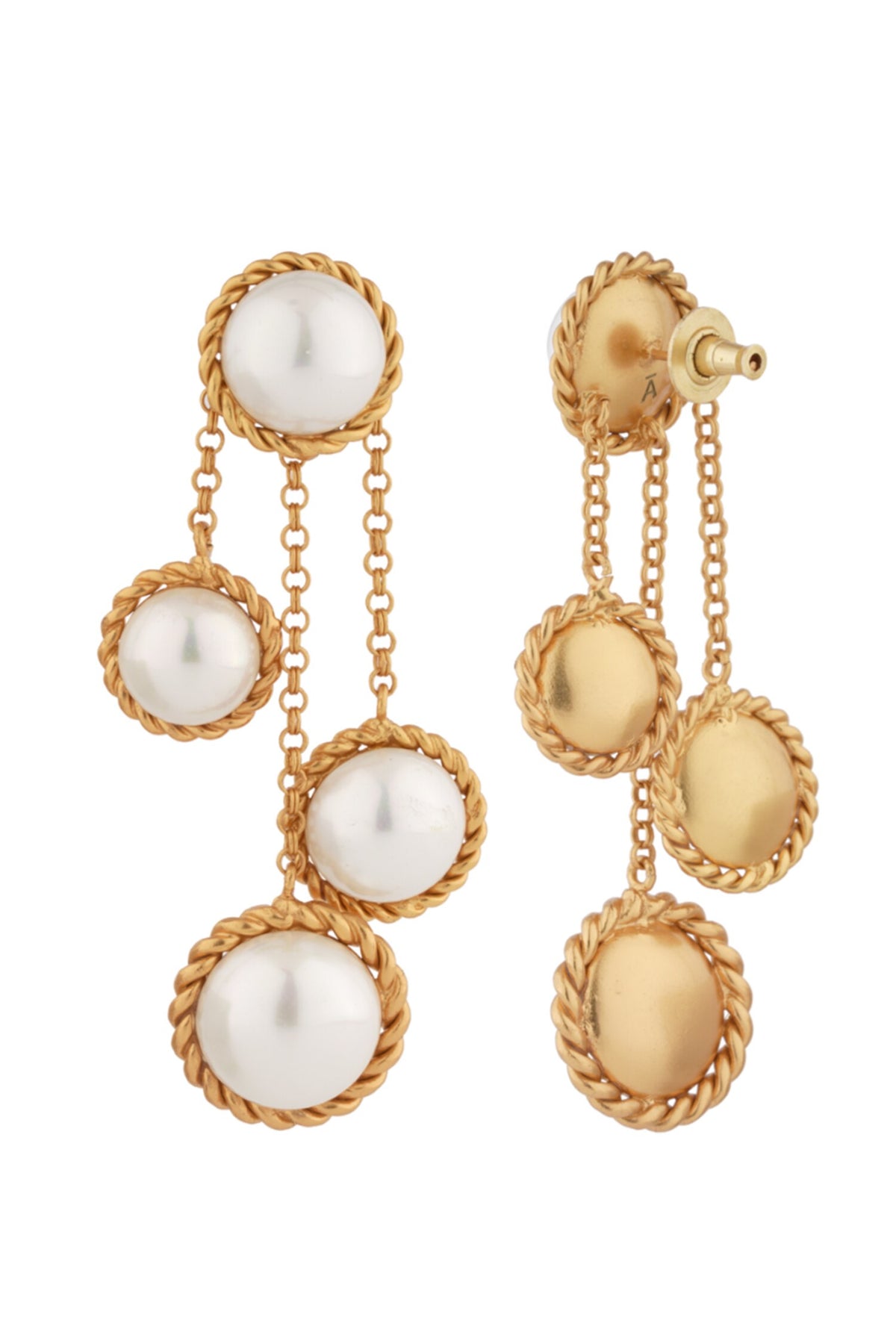 Cascade Bead Studded Earrings 
