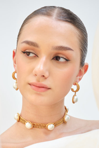 Collar Bead Embellished Choker 