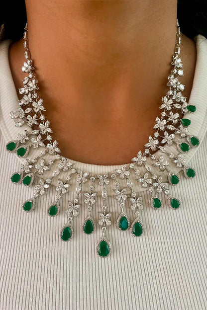 Butterfly Shaped Necklace Set 