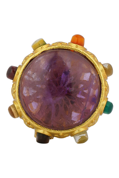 Navratna Stone Studded Ring 