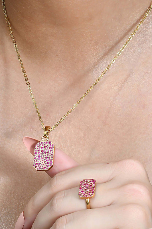 Roseate Bullion Finery Necklace 