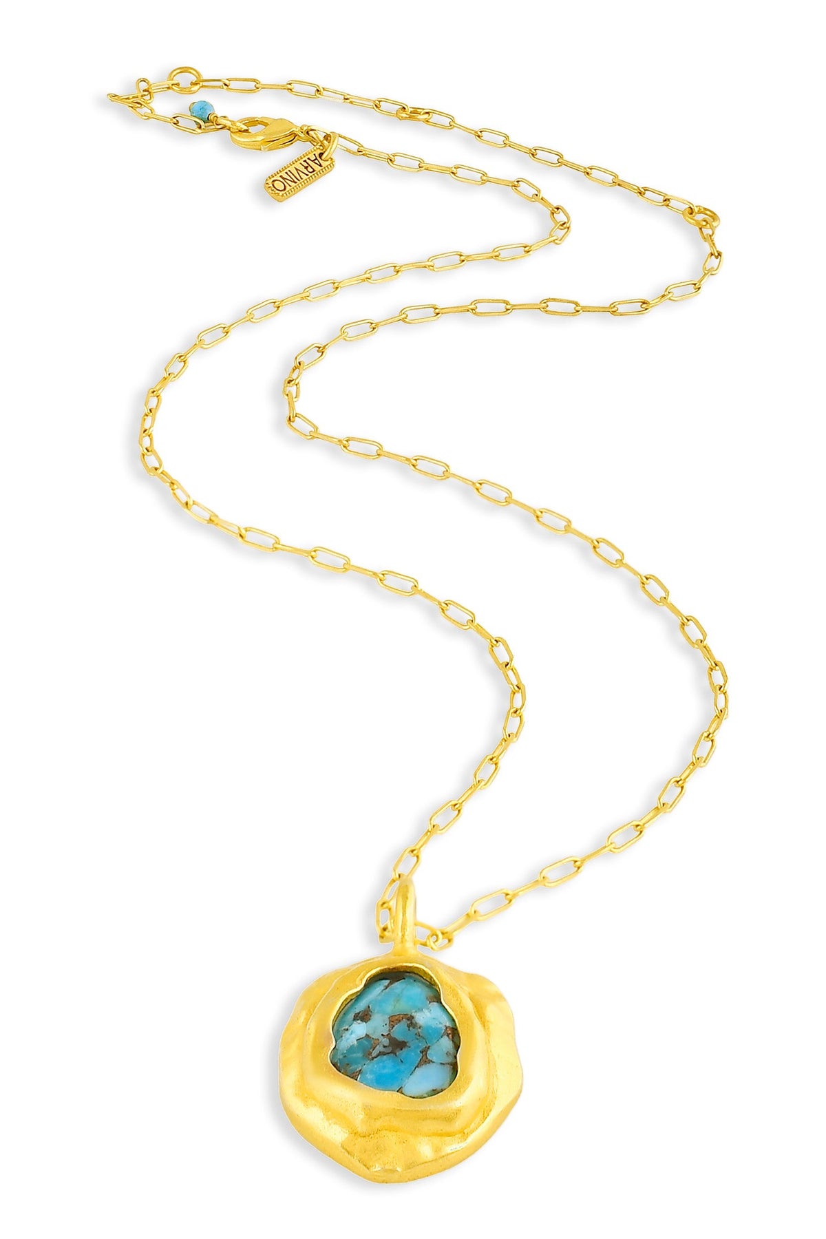 Mineral Chunk Embellished Pendant Necklace 