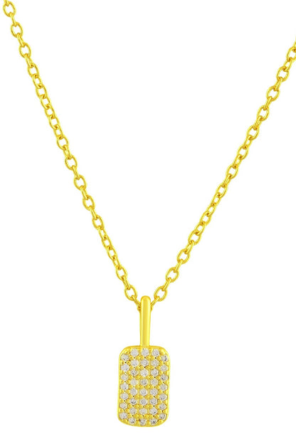Crystal Bullion Finery Embellished Necklace 