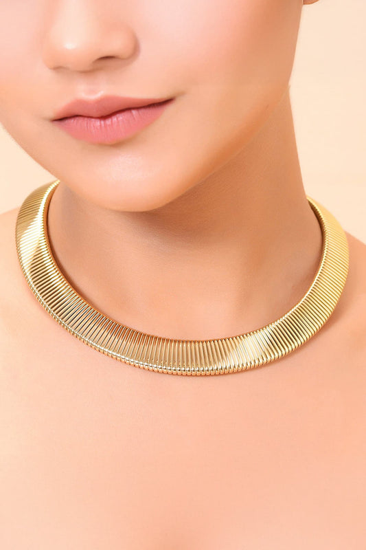 Axis Tubular Chain Necklace 