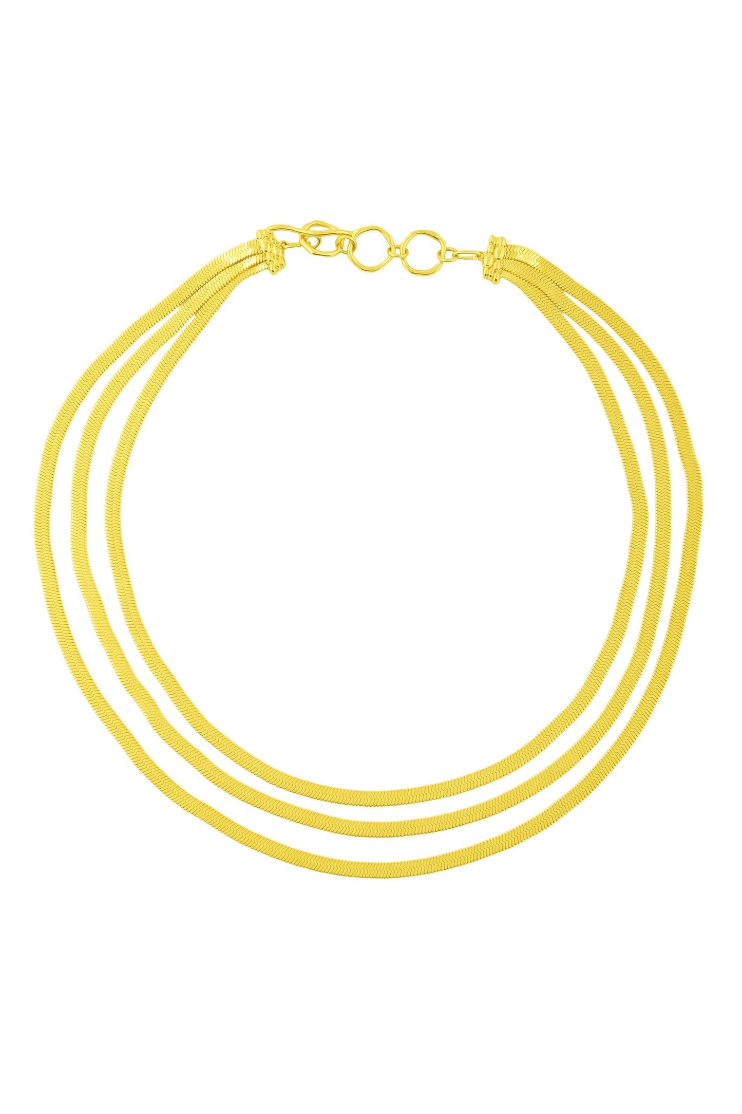 Axis Trilogy Layered Necklace 