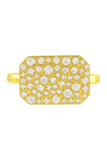 Crystal Bullion Finery Ring 